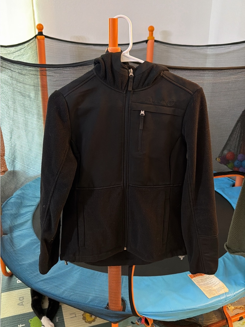 Free Country Black Kids Hooded Puffer Jacket